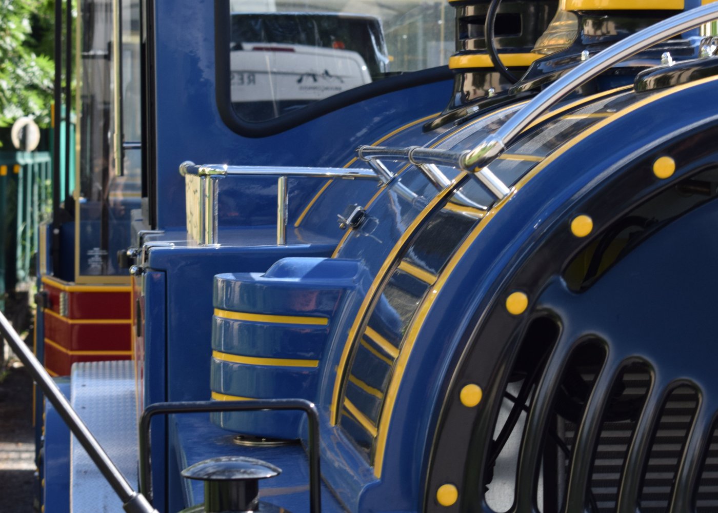 Zoom sur la locomotive